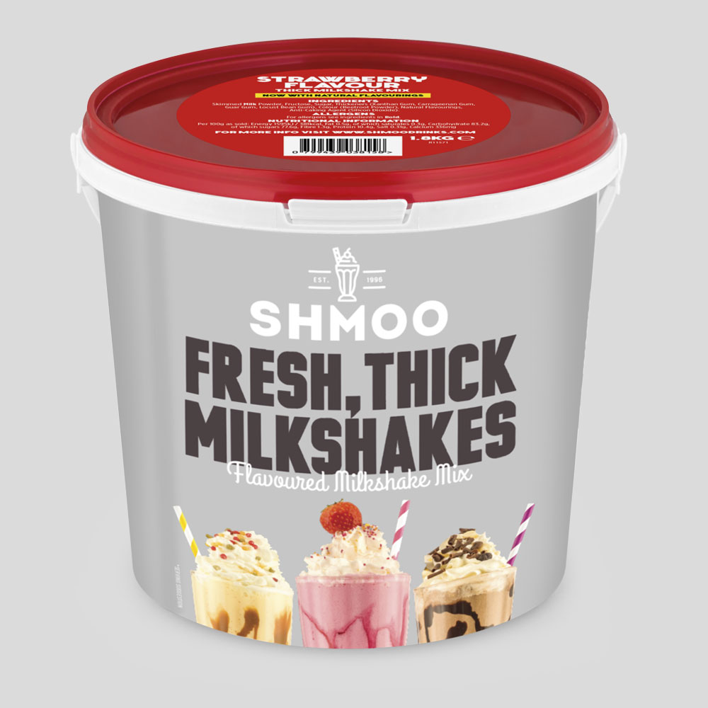 Shmoo Milkshakes Strawberry Mix 1.8KG Tub CafeCasa